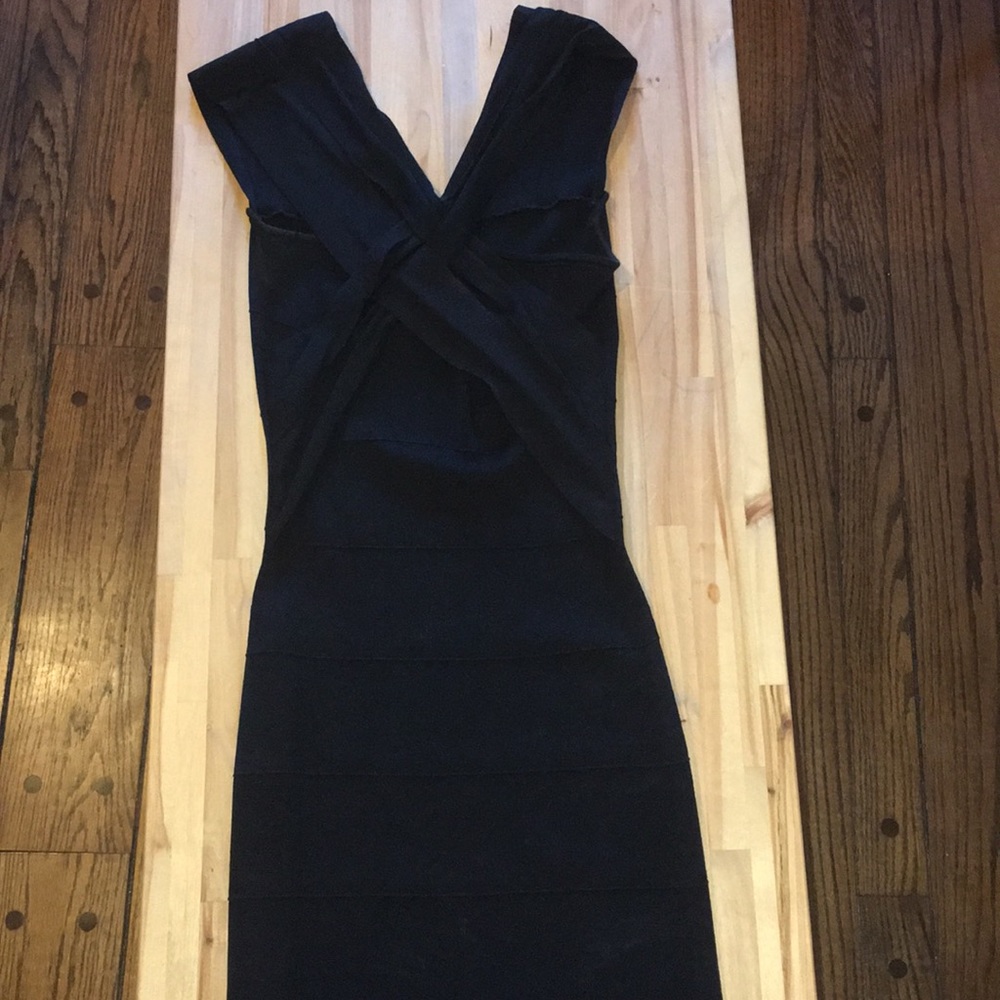 Sexy sleek black Max Studio Dress